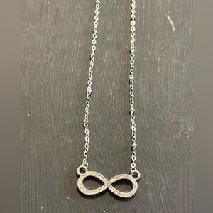 Silver Infinity Pendant Necklace - Women Jewelry